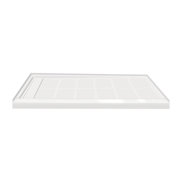 Transolid 36" x 60" Single Threshold Shower Base with Drain Cover
